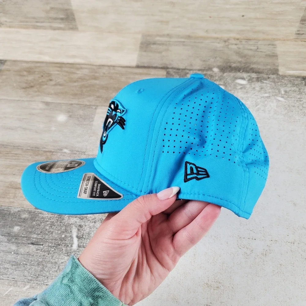 North Carolina Panthers Snapback Hat New Era Perf 970 Adjustable NFL Cap